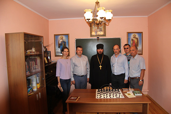 A chess club opens at a school of the Opochka Church of the Transfiguration