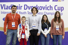 Российская команда заняла третье место в детском Кубке Владимира Дворковича