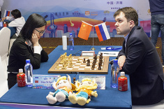 China - Russia Friendship Match Starts in Jinan