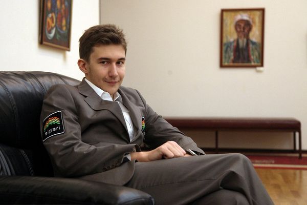 Московский гроссмейстер этюдно выиграл ладейное окончание (фото А. Карлович)