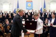 Максим Ермаков получил Почетную грамоту Президента Российской Федерации