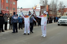 Дмитрий Яковенко пронес Олимпийский огонь по Ханты-Мансийску