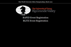 FIDE World University Online Championships to Be Held on March 13-28