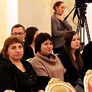 Екатерина Ковалевская, Оксана Грицаева, Наталья Погонина и ее тренер Павел Лобач