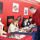 Сеанс гроссмейстера Ильи Смирина в шахматном павильоне