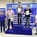 Дмитрий Кокарев (3 место), Григорий Опарин (1 место), Владимир Федосеев (2 место)
