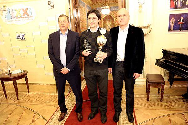 В Центральном доме шахматиста прошел XXI чемпионат мира по поддавкам (фото Э. Кублашвили)